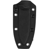 Kizer Cutlery Drop Bear Fix 3 Black Micarta 1095HC Fixed Blade Knife w/ Sheath 1101A3