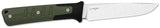Kizer Cutlery Area Eight Black & Green G10 AEB-L Fixed Blade Knife w/ Sheath 1113A1