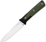 Kizer Cutlery Area Eight Black & Green G10 AEB-L Fixed Blade Knife w/ Sheath 1113A1