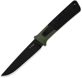 Kizer Cutlery Area Eight Green & Black G10 AEB-L Fixed Blade Knife w/ Sheath 1113A2