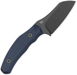 Kizer Cutlery Bulldog Fix Blue G10 14C28N Fixed Blade Knife w/ Sheath 1116A1