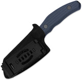 Kizer Cutlery Bulldog Fix Blue G10 14C28N Fixed Blade Knife w/ Sheath 1116A1