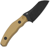Kizer Cutlery Bulldog Fix Brown G10 14C28N Fixed Blade Knife w/ Sheath 1116A2