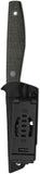 Kizer Cutlery Dingo Black Micarta AEB-L Fixed Blade Knife w/ Sheath 1121A2
