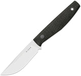 Kizer Cutlery Dingo Black Micarta AEB-L Fixed Blade Knife w/ Sheath 1121A2