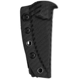 Kizer Cutlery Momo Fix 3 Brown Micarta & Carbon Fiber S35VN Fixed Blade Knife 1124A2