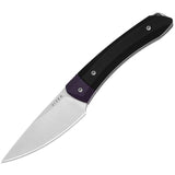 Kizer Cutlery Momo Fix 3 Purple & Black G10 AEB-L Fixed Blade Knife 1124A3