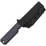 Kizer Cutlery Abrams GITD Blue Richlite & Carbon Waves CPM-3V Fixed Blade Knife 1133A1