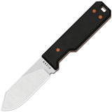 Kizer Cutlery Abrams Black & Orange G10 14C28N Fixed Blade Knife 1133A3