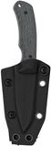 Kizer Cutlery Field Mouse Black Norplex UltreX Micarta 14C28N Fixed Blade Knife 1135A3