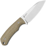 Kizer Cutlery Field Mouse Brown Norplex UltreX Micarta 14C28N Fixed Blade Knife 1135A4