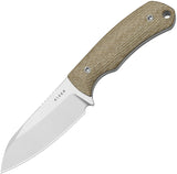 Kizer Cutlery Field Mouse Brown Norplex UltreX Micarta 14C28N Fixed Blade Knife 1135A4