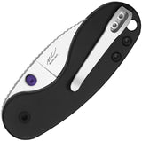 Kizer Cutlery Microbe DSJ AirTi Slip Joint Black Aluminum Folding S35VN Pocket Knife 2742DSJA1