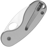 Kizer Cutlery Microbe TSJ AirTi Slip Joint Light Gray Aluminum Folding S35VN Pocket Knife 2742TSJA1