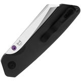 Kizer Cutlery Madrac Button Lock Black Aluminum Folding S45VN Pocket Knife 3693A2