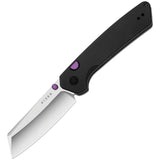 Kizer Cutlery Madrac Button Lock Black Aluminum Folding S45VN Pocket Knife 3693A2