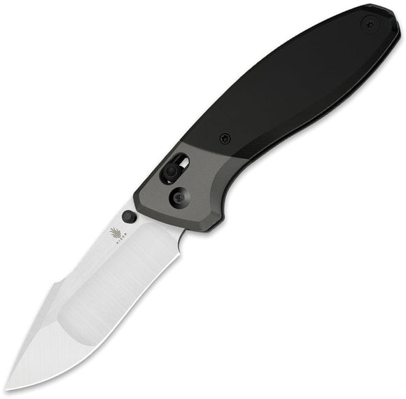 Kizer Cutlery Staffi Clutch Lock Black & Gray Titanium Folding S45VN Pocket Knife 3695A2