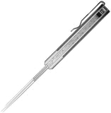 Kizer Cutlery Trestle TP AirTi Slip Joint Silver Carbon Fiber & Aluminum Folding CTS-BD1N Knife 3761TPA1