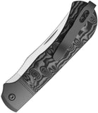 Kizer Cutlery Trestle TP AirTi Slip Joint Gray Vortex Micarta & Aluminum Folding CTS-BD1N Knife 3761TPA2