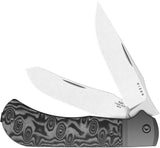 Kizer Cutlery Trestle TP AirTi Slip Joint Gray Vortex Micarta & Aluminum Folding CTS-BD1N Knife 3761TPA2