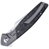 Kizer Cutlery Grazioso Pocket Knife Framelock Titanium/CF Folding 20CV 4572A1