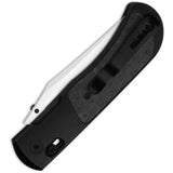 Kizer Cutlery Tycho Clutch Lock Black Titanium & Carbon Fiber Folding M390 Knife 4761A4