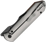 Kizer Cutlery Harpoon Fold Framelock Brown Micarta & Gray Titanium Folding 3-Layer Knife 4784A4