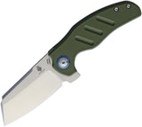Kizer Cutlery Sheepdog Linerlock Green Folding Pocket Knife v3488c2