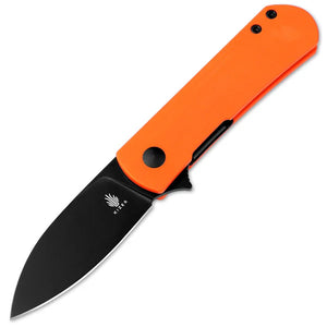 Kizer Cutlery Yorkie Linerlock Orange G10 Folding Nitro-V Pocket Knife V3525A2