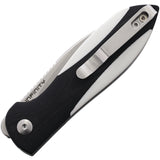 Kizer Cutlery Infinity Linerlock Black/White Folding Bohler N690 Knife 3579N2