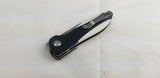 Kizer Cutlery Infinity Linerlock Black/White Folding Bohler N690 Knife 3579N2