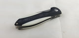 Kizer Cutlery Infinity Linerlock Black/White Folding Bohler N690 Knife 3579N2