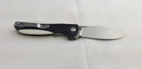 Kizer Cutlery Infinity Linerlock Black/White Folding Bohler N690 Knife 3579N2