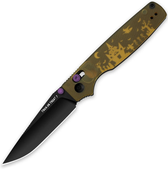 Kizer Cutlery Halloween LTE Original 2 Clutch Lock PEI Ultem Folding 14C28N Pocket Knife V36052MHW2