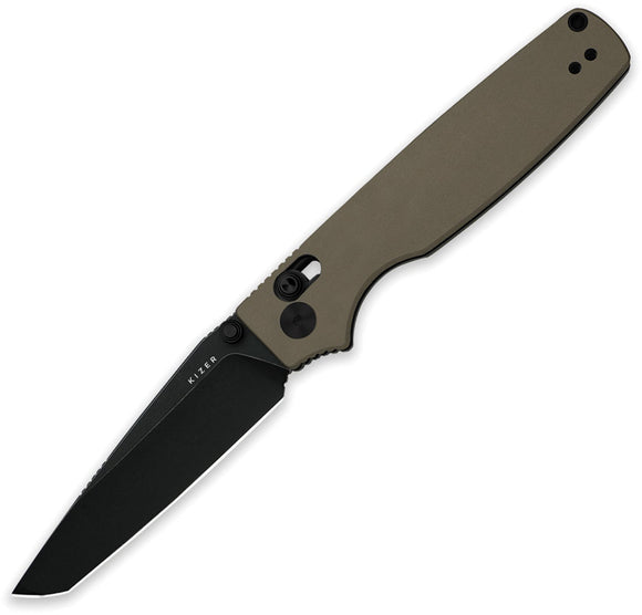 Kizer Cutlery Original 2 Clutch Lock Aluminum Folding 14C28N Tanto Knife V36052TA1
