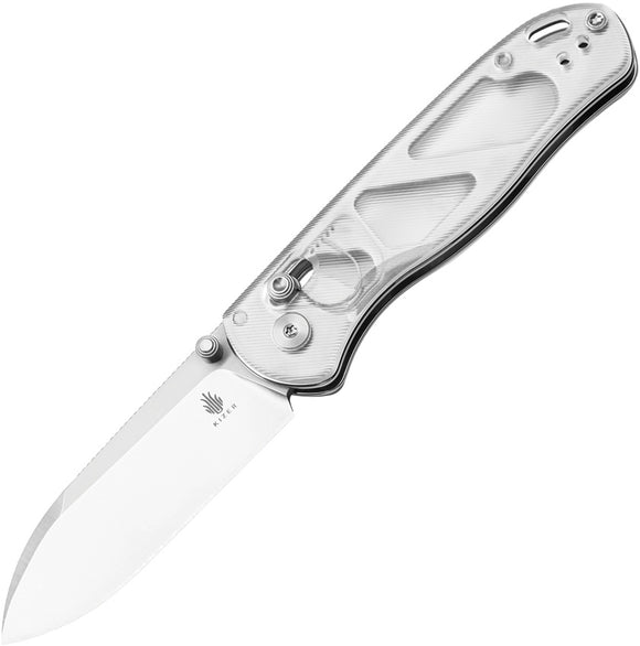 Kizer Cutlery Drop Bear Clutch Lock Acrylic Folding Nitro-V Pocket Knife V3619A1