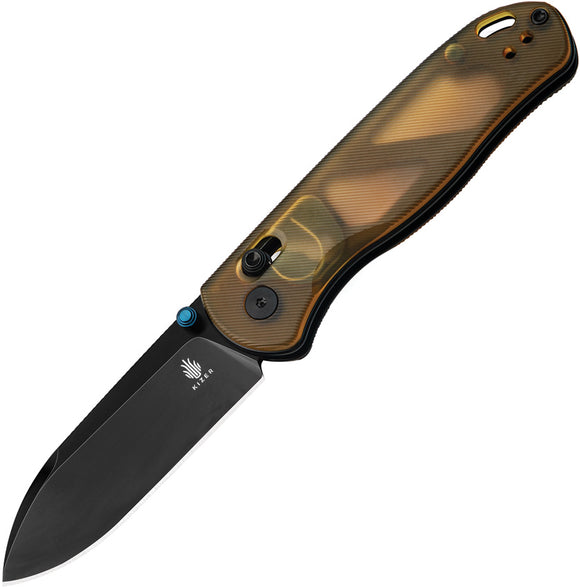Kizer Cutlery Drop Bear Clutch Lock PEI Ultem Folding Nitro-V Pocket Knife V3619A2