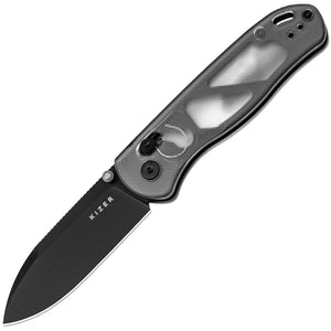 Kizer Cutlery Drop Bear Clutch Lock Acrylic Folding Black Nitro-V Pocket Knife V3619A9