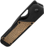 Kizer Cutlery Militaw Linerlock Black G10 & Burlap Micarta Folding Nitro-V Knife V3634A1