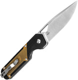 Kizer Cutlery Militaw Linerlock Black G10 & PEI Ultem Folding 154CM Knife V363C1