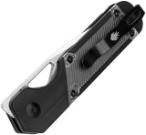 Kizer Cutlery Mini Militaw Linerlock Black G10 & Clear Acrylic Folding Nitro-V Knife V3634SA3