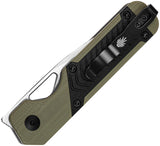 Kizer Cutlery Mini Militaw Linerlock Green & Black G10 Folding Nitro-V Knife V3634SA6