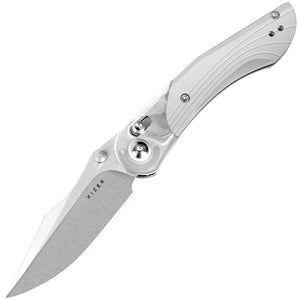 Kizer Cutlery Mini Mystic Clutch Lock Acrylic & Aluminum Folding Nitro-V Knife V3636A1