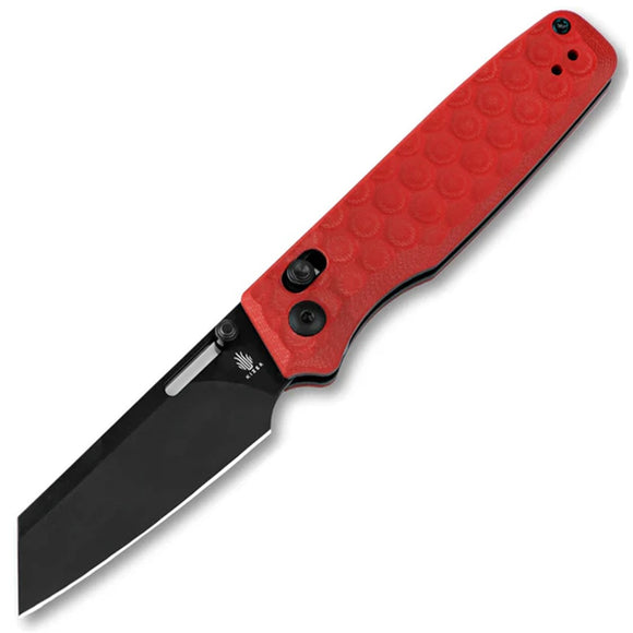 Kizer Cutlery Task Clutch Lock Red G10 Folding Nitro-V Pocket Knife V3641A2