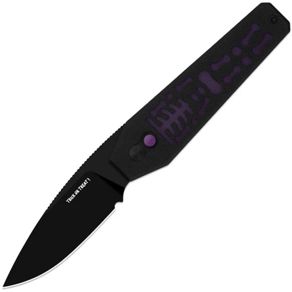 Ka-Bar Zombie Lockback Green Handle AUS-8A Stainless Tanto Folding
