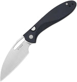 Kizer Cutlery Masu Button Lock Blue Canyon Richlite Folding 14C28N Pocket Knife V3697A1