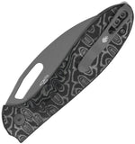 Kizer Cutlery Masu Button Lock Gray Vortex Micarta Folding 14C28N Pocket Knife V3697A2