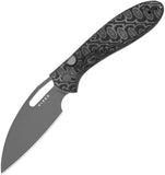 Kizer Cutlery Masu Button Lock Gray Vortex Micarta Folding 14C28N Pocket Knife V3697A2