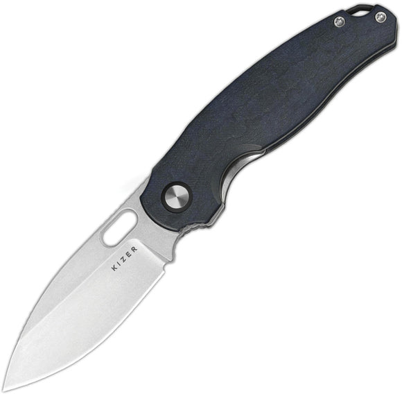 Kizer Cutlery Seagull Linerlock Blue Canyon Richlite Folding 14C28N Pocket Knife V3770A2