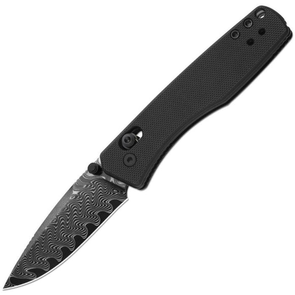Kizer Cutlery Aegis Clutch Lock Black G10 Folding Damascus Pocket Knife V3774A2